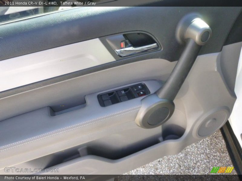 Taffeta White / Gray 2011 Honda CR-V EX-L 4WD