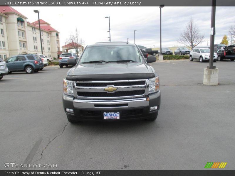 Taupe Gray Metallic / Ebony 2011 Chevrolet Silverado 1500 LT Crew Cab 4x4