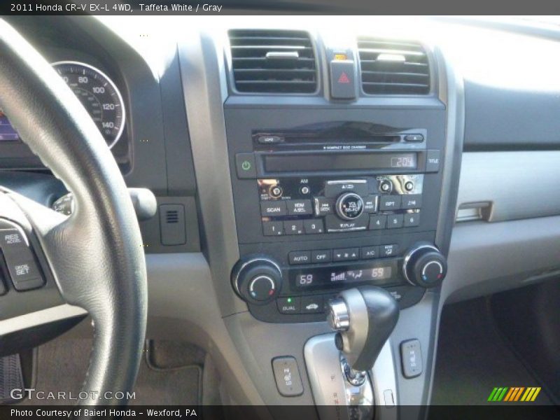 Taffeta White / Gray 2011 Honda CR-V EX-L 4WD