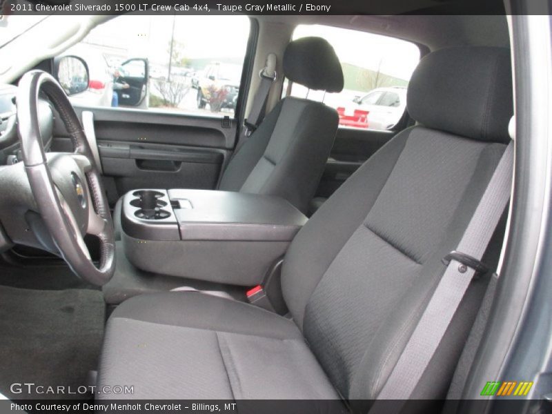 Taupe Gray Metallic / Ebony 2011 Chevrolet Silverado 1500 LT Crew Cab 4x4