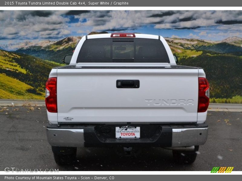 Super White / Graphite 2015 Toyota Tundra Limited Double Cab 4x4