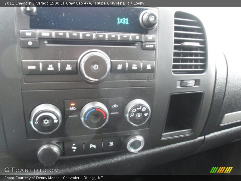 Taupe Gray Metallic / Ebony 2011 Chevrolet Silverado 1500 LT Crew Cab 4x4