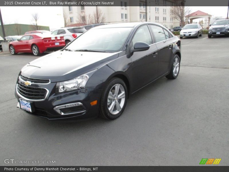 Blue Ray Metallic / Cocoa/Light Neutral 2015 Chevrolet Cruze LT