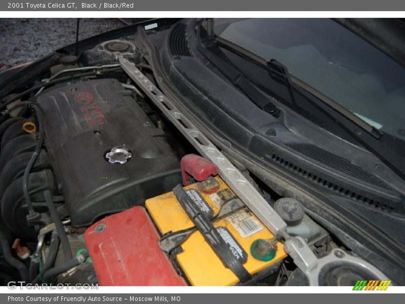 Black / Black/Red 2001 Toyota Celica GT