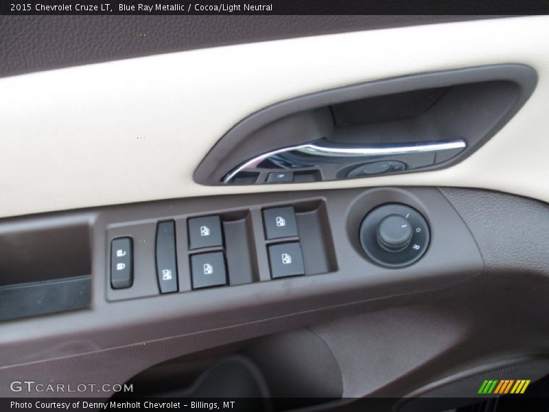 Blue Ray Metallic / Cocoa/Light Neutral 2015 Chevrolet Cruze LT