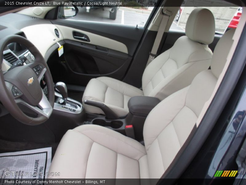 Blue Ray Metallic / Cocoa/Light Neutral 2015 Chevrolet Cruze LT