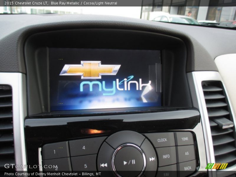 Blue Ray Metallic / Cocoa/Light Neutral 2015 Chevrolet Cruze LT