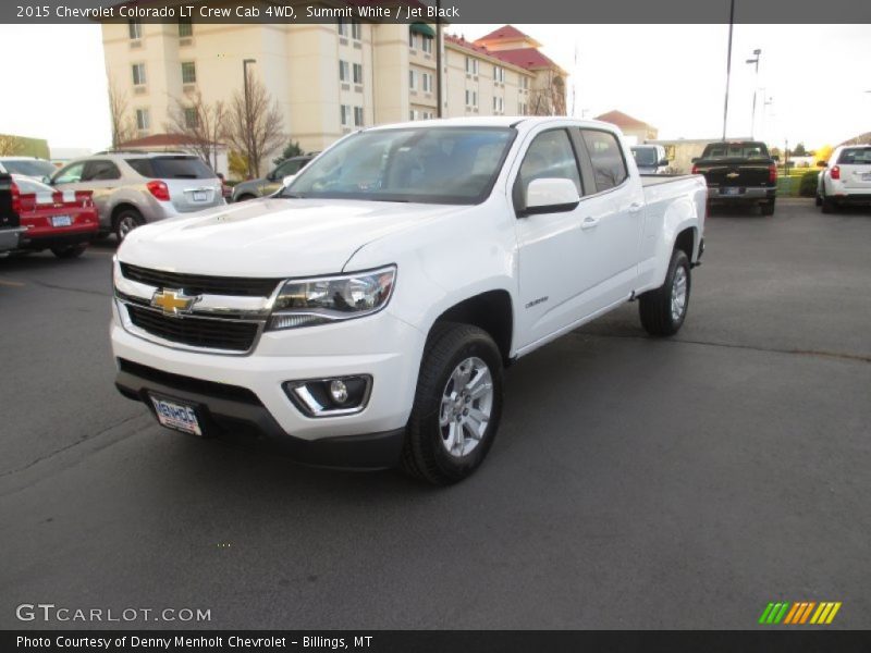 Summit White / Jet Black 2015 Chevrolet Colorado LT Crew Cab 4WD