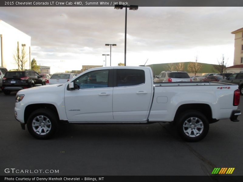 Summit White / Jet Black 2015 Chevrolet Colorado LT Crew Cab 4WD