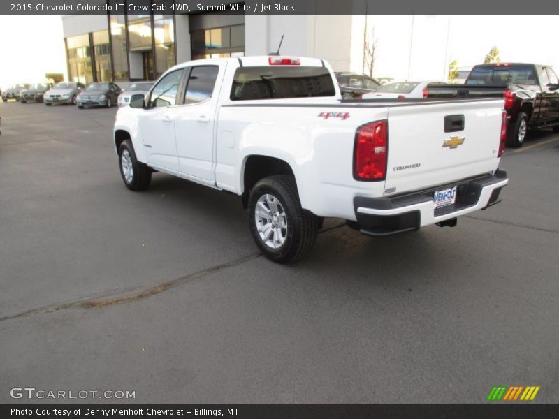 Summit White / Jet Black 2015 Chevrolet Colorado LT Crew Cab 4WD