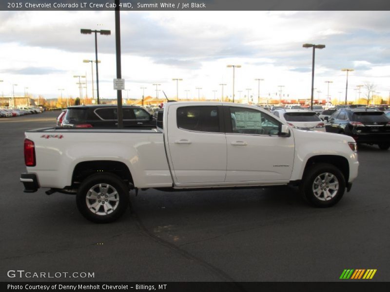 Summit White / Jet Black 2015 Chevrolet Colorado LT Crew Cab 4WD