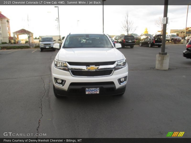 Summit White / Jet Black 2015 Chevrolet Colorado LT Crew Cab 4WD