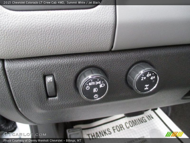 Summit White / Jet Black 2015 Chevrolet Colorado LT Crew Cab 4WD