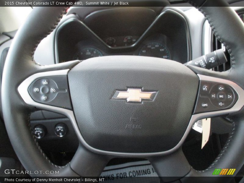 Summit White / Jet Black 2015 Chevrolet Colorado LT Crew Cab 4WD