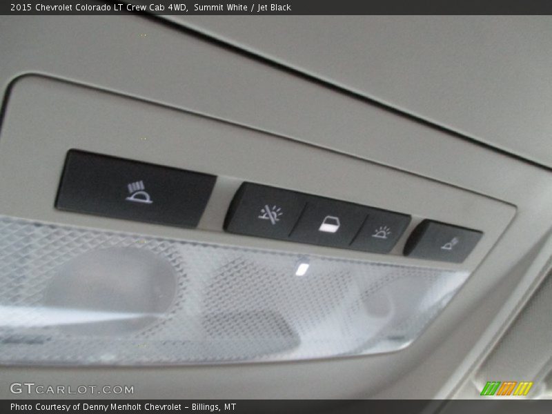 Summit White / Jet Black 2015 Chevrolet Colorado LT Crew Cab 4WD
