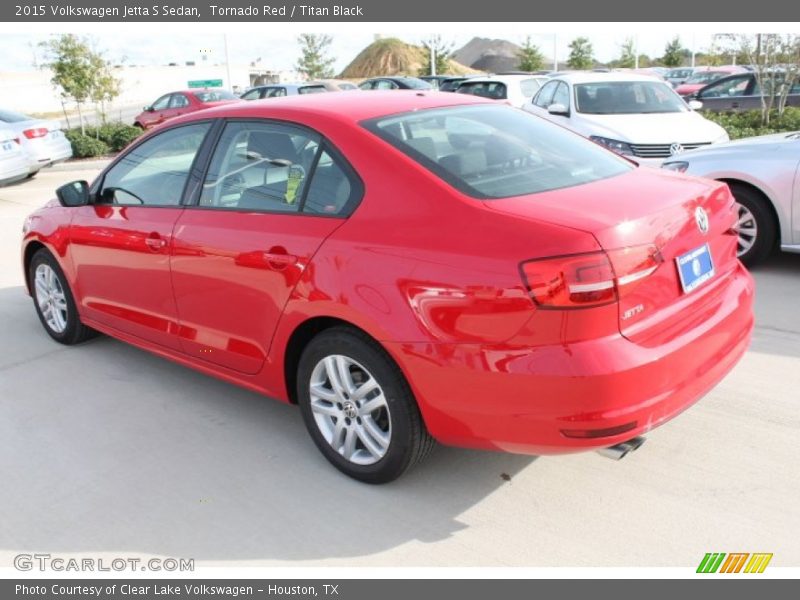 Tornado Red / Titan Black 2015 Volkswagen Jetta S Sedan