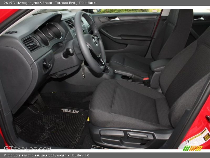 Tornado Red / Titan Black 2015 Volkswagen Jetta S Sedan