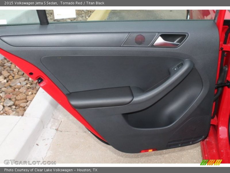 Tornado Red / Titan Black 2015 Volkswagen Jetta S Sedan