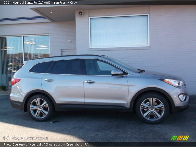 Iron Frost / Gray 2014 Hyundai Santa Fe GLS AWD