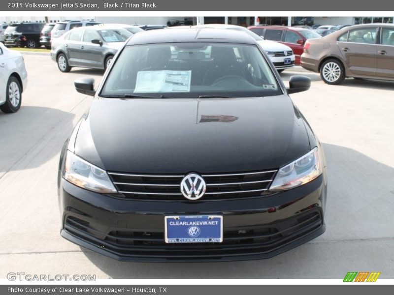 Black / Titan Black 2015 Volkswagen Jetta S Sedan
