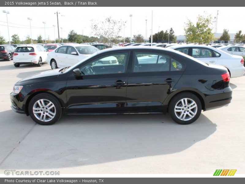 Black / Titan Black 2015 Volkswagen Jetta S Sedan