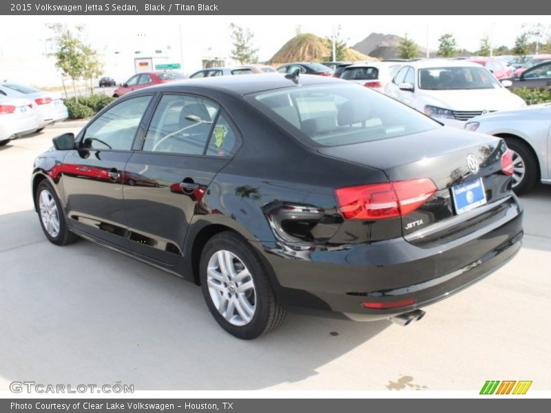 Black / Titan Black 2015 Volkswagen Jetta S Sedan
