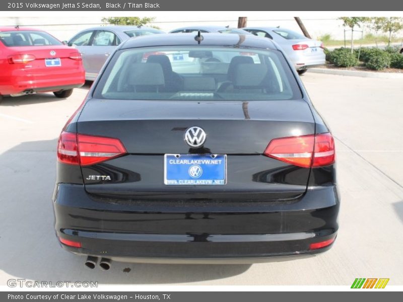 Black / Titan Black 2015 Volkswagen Jetta S Sedan
