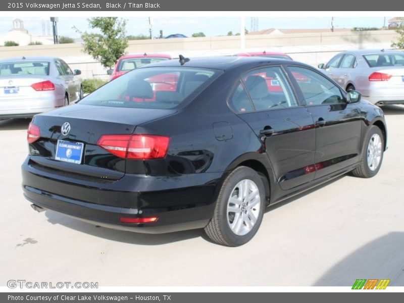 Black / Titan Black 2015 Volkswagen Jetta S Sedan