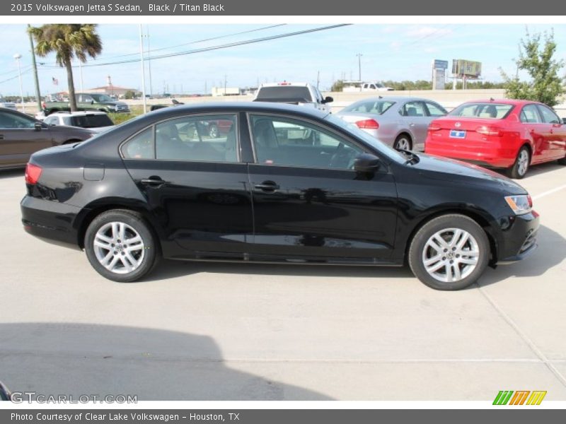 Black / Titan Black 2015 Volkswagen Jetta S Sedan