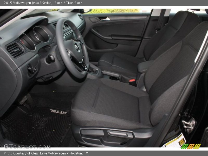 Black / Titan Black 2015 Volkswagen Jetta S Sedan