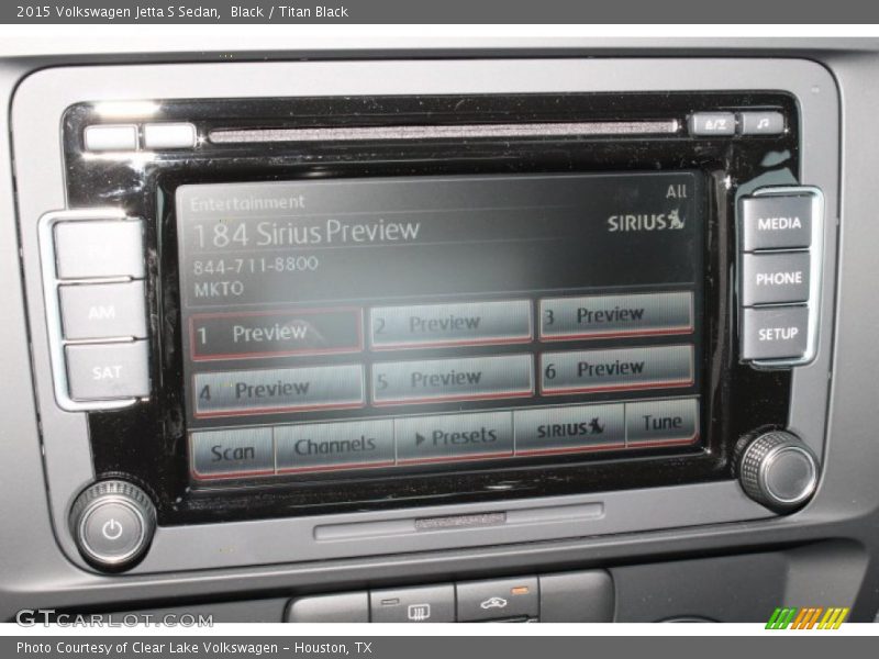 Black / Titan Black 2015 Volkswagen Jetta S Sedan