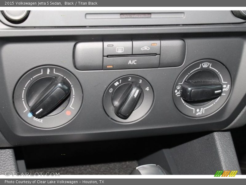 Black / Titan Black 2015 Volkswagen Jetta S Sedan