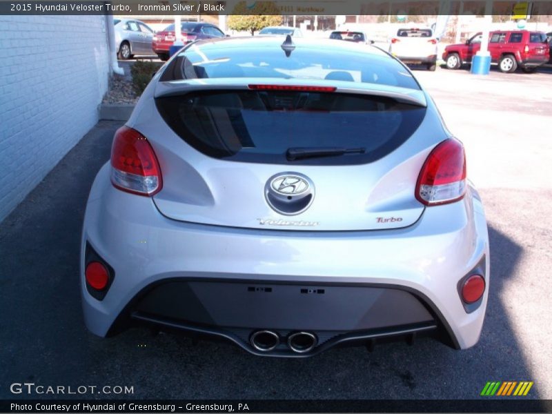 Ironman Silver / Black 2015 Hyundai Veloster Turbo