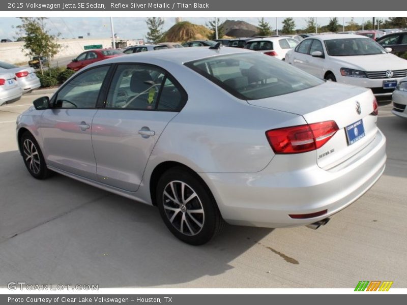 Reflex Silver Metallic / Titan Black 2015 Volkswagen Jetta SE Sedan