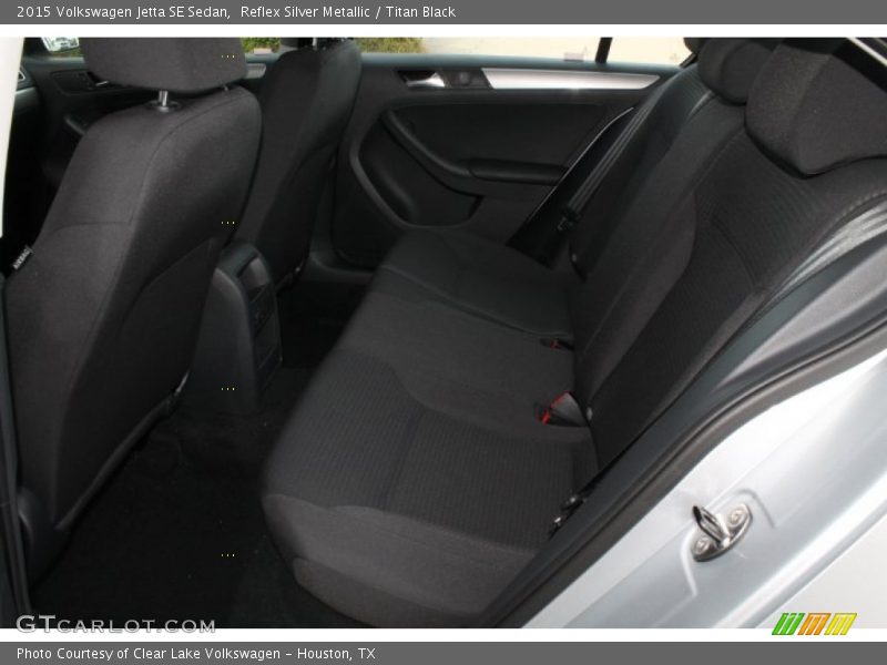 Rear Seat of 2015 Jetta SE Sedan