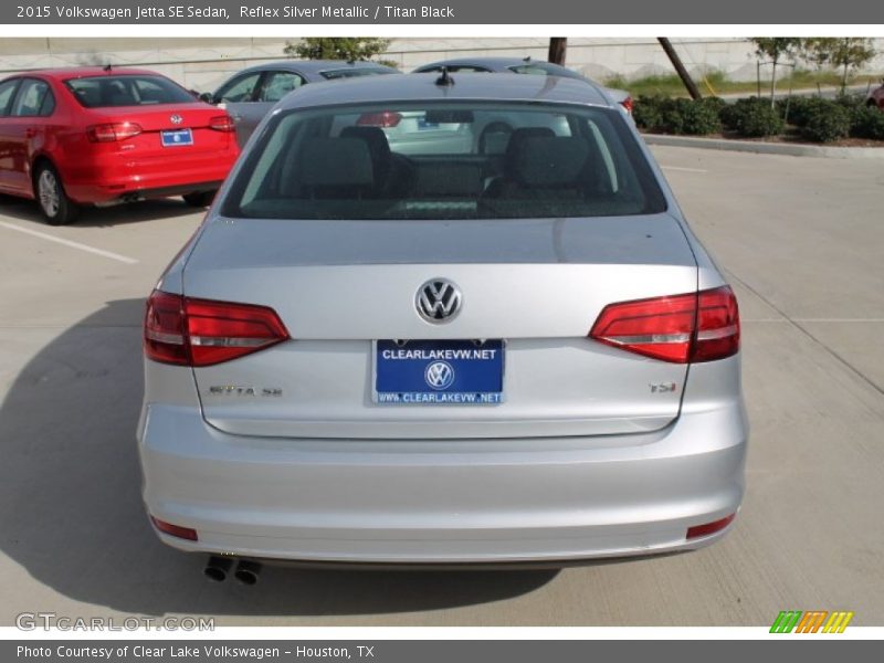 Reflex Silver Metallic / Titan Black 2015 Volkswagen Jetta SE Sedan