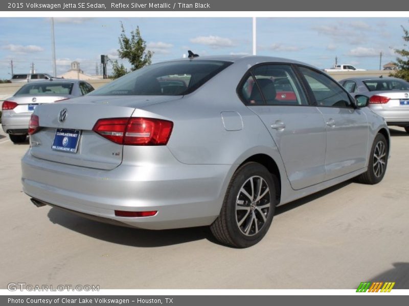 Reflex Silver Metallic / Titan Black 2015 Volkswagen Jetta SE Sedan