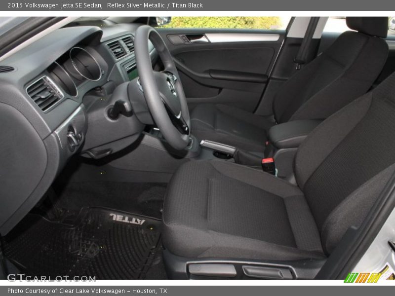 Front Seat of 2015 Jetta SE Sedan