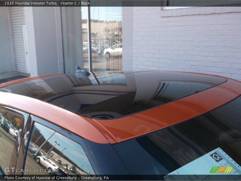 Vitamin C / Black 2015 Hyundai Veloster Turbo