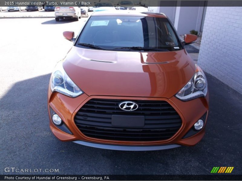 Vitamin C / Black 2015 Hyundai Veloster Turbo
