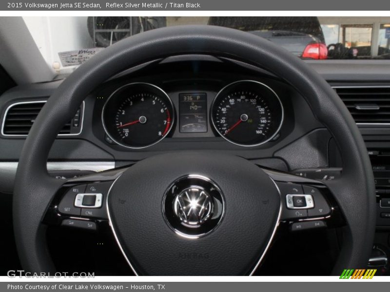 Reflex Silver Metallic / Titan Black 2015 Volkswagen Jetta SE Sedan