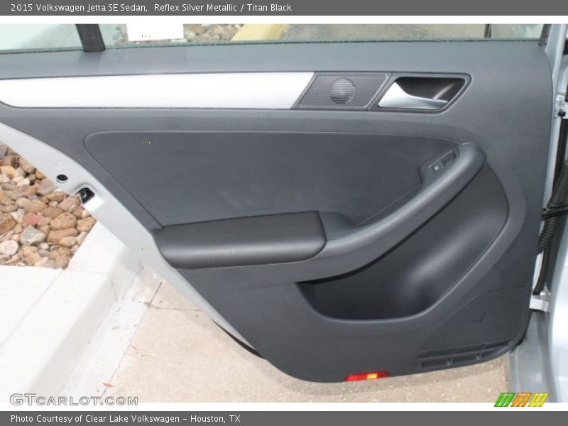 Reflex Silver Metallic / Titan Black 2015 Volkswagen Jetta SE Sedan