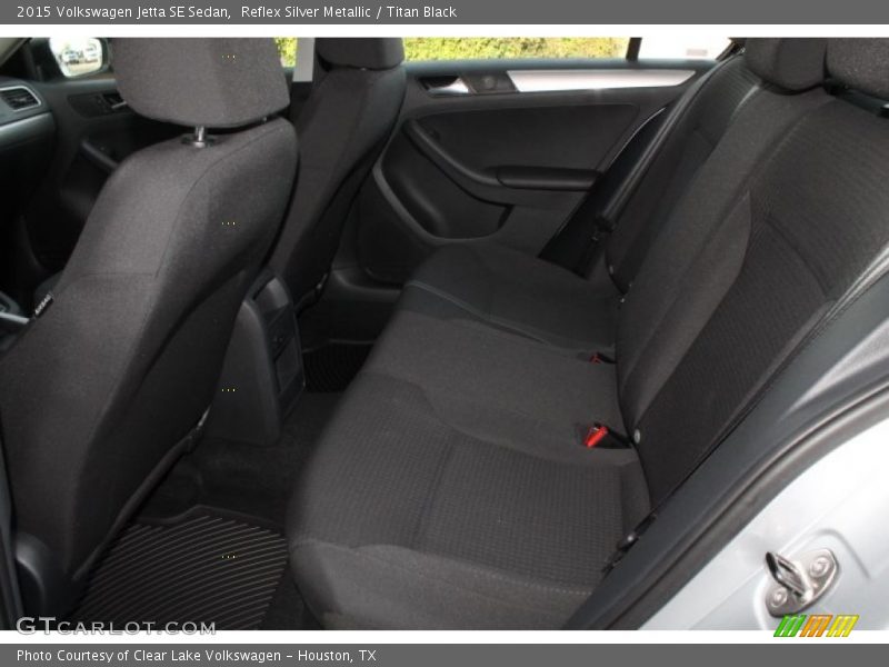 Rear Seat of 2015 Jetta SE Sedan