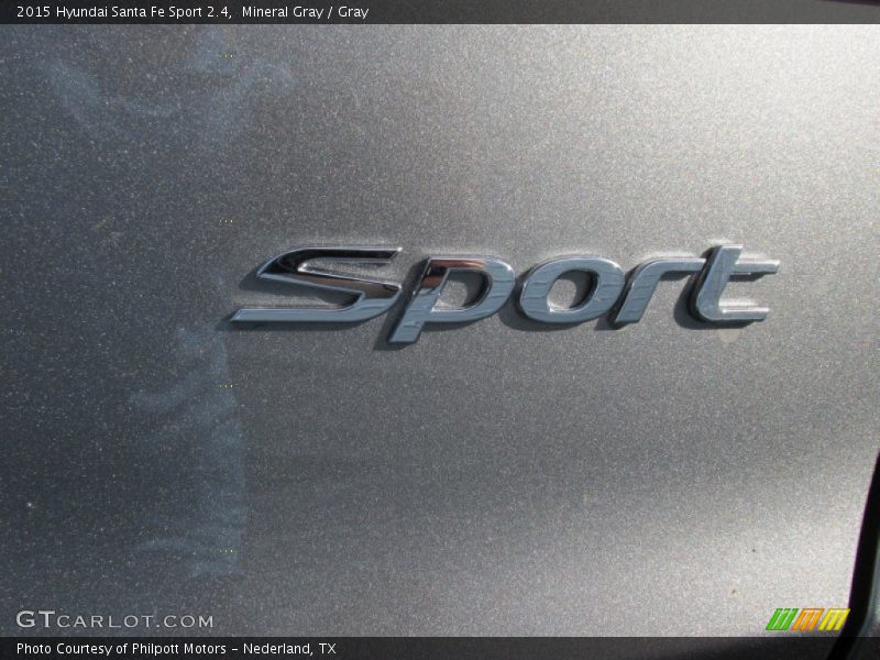 Mineral Gray / Gray 2015 Hyundai Santa Fe Sport 2.4