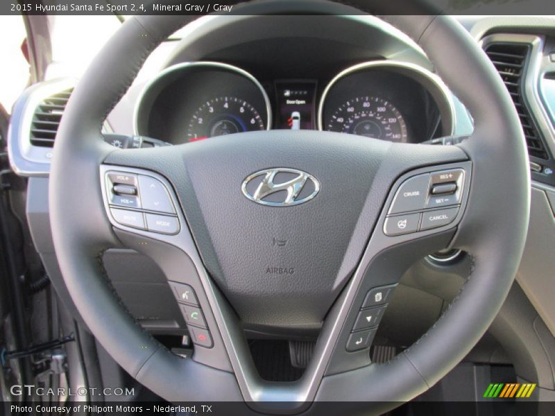 Mineral Gray / Gray 2015 Hyundai Santa Fe Sport 2.4