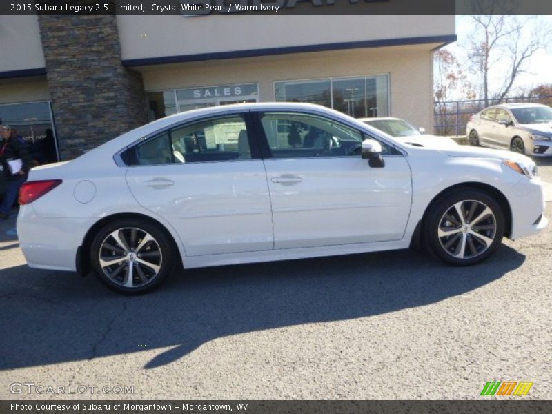 Crystal White Pearl / Warm Ivory 2015 Subaru Legacy 2.5i Limited