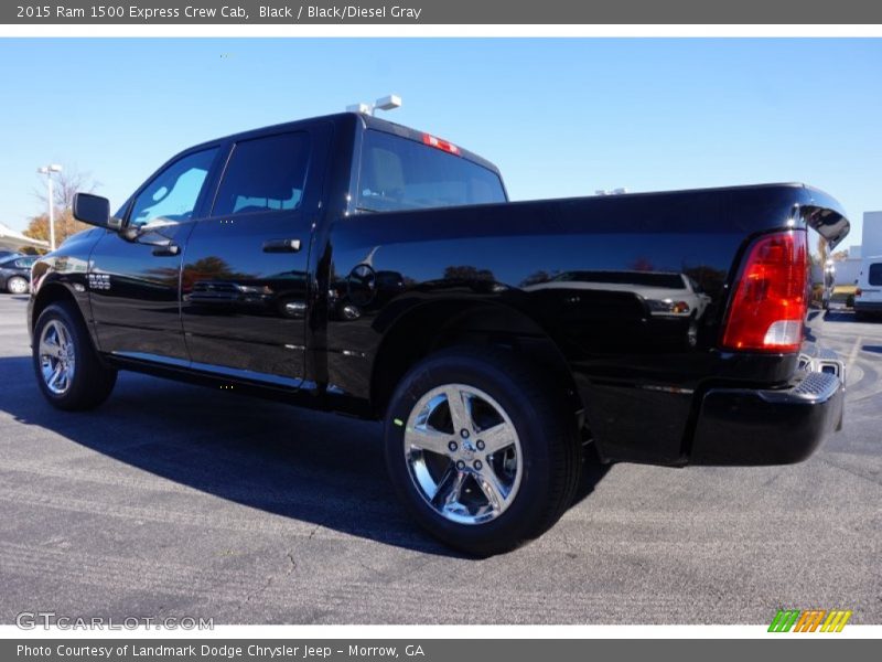 Black / Black/Diesel Gray 2015 Ram 1500 Express Crew Cab