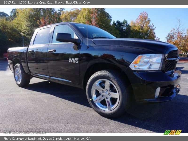Black / Black/Diesel Gray 2015 Ram 1500 Express Crew Cab