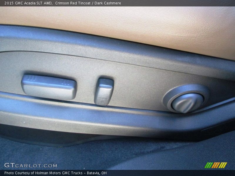 Crimson Red Tincoat / Dark Cashmere 2015 GMC Acadia SLT AWD
