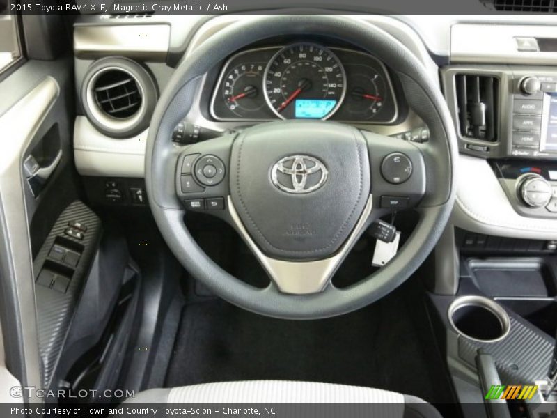 Magnetic Gray Metallic / Ash 2015 Toyota RAV4 XLE